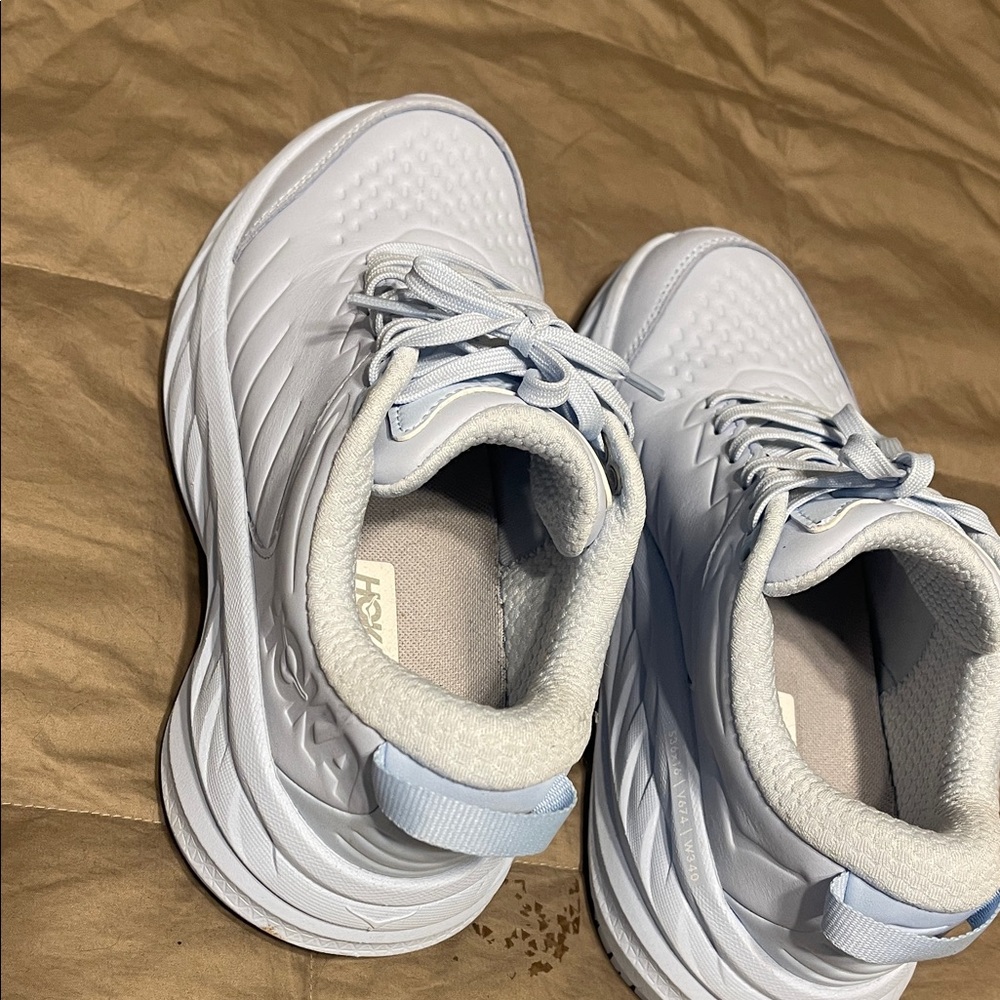 Hoka Light blue Bondi SR Shoes - Picture 4 of 9